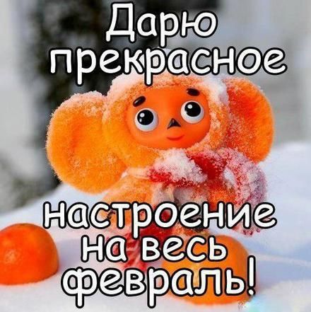 Картинки февральский приветик. Дарю прекрасного настроения на весь февраль. 
