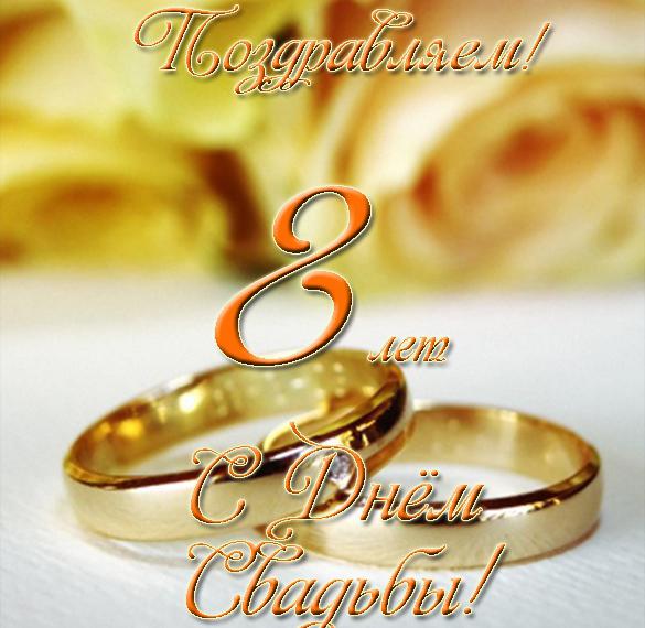 8 лет свадьбы. Жестяная свадьба