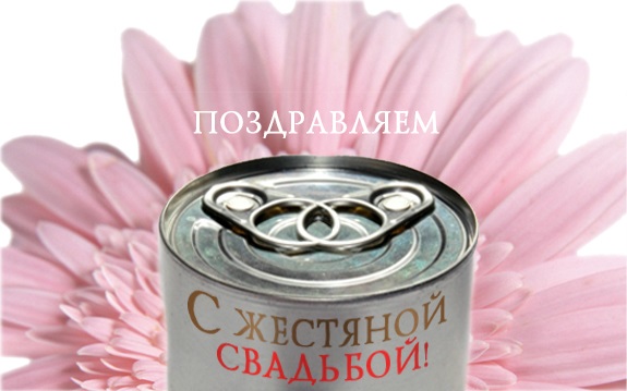 8 лет свадьбы. Жестяная свадьба