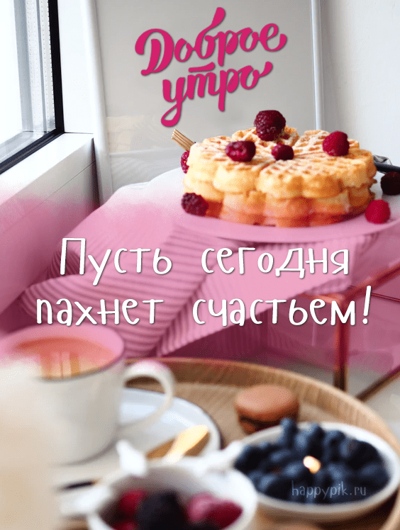 Доброе утро. Пусть сегодня пахнет счастьем. 