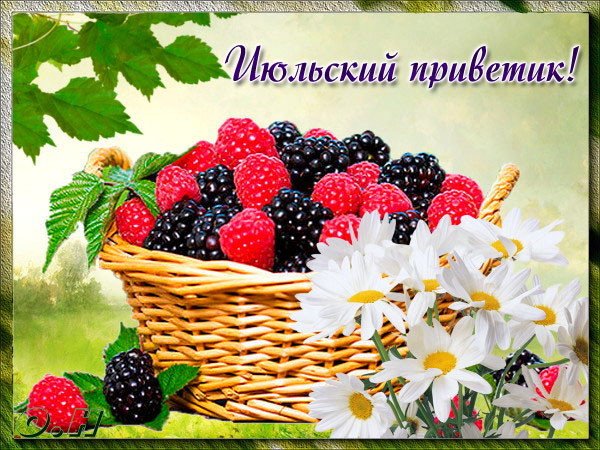 Июльский приветик. Картинки