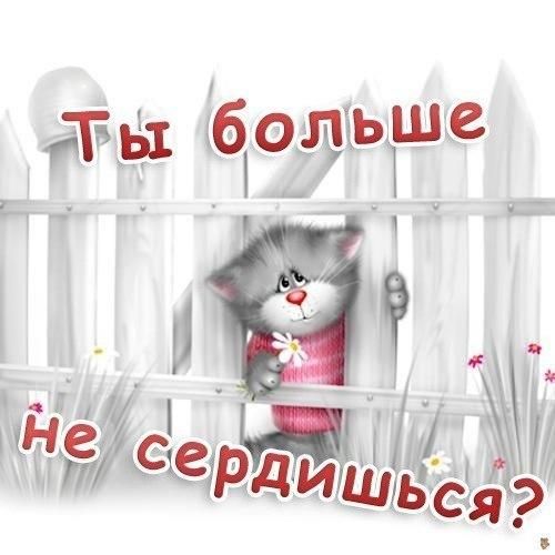Ты больше не сердишься? 