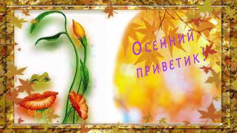 Октябрьский  Октябрьский приветик. Красивые открытки про осень.